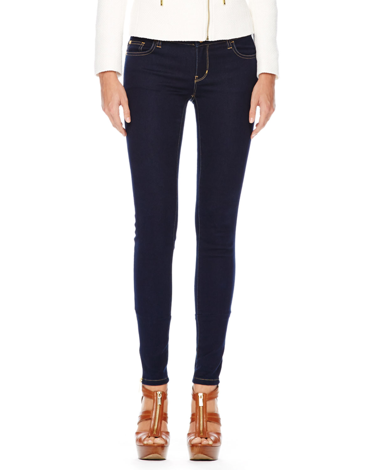 michael kors denim leggings