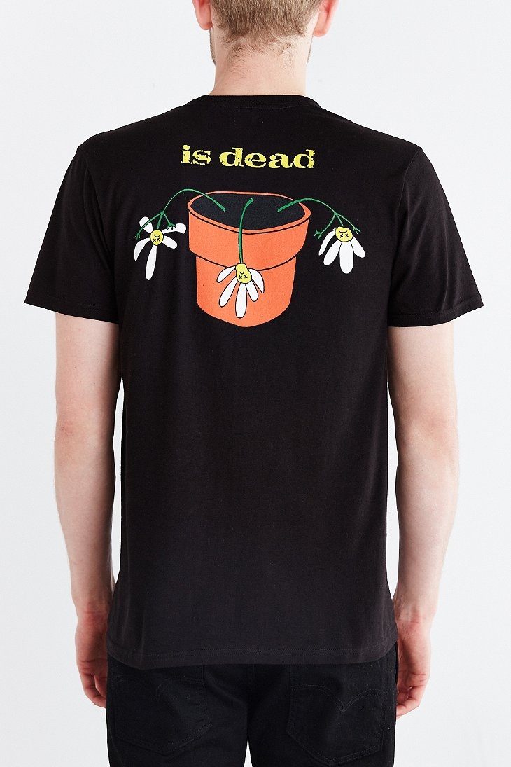 Urban Outfitters De La Soul Flower Pot Tee in Black for Men - Lyst