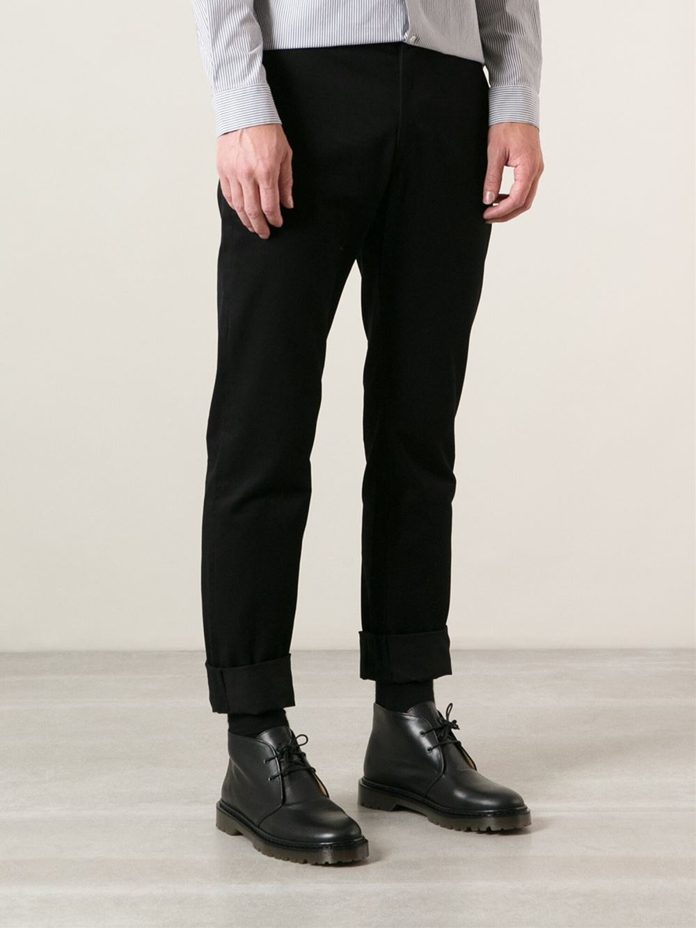 A.P.C. Classic Chinos in Black for Men 