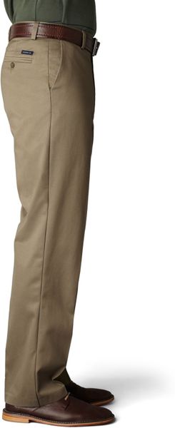 Download Dockers D3 Classic Fit Signature Khaki Flat Front Pants in ...
