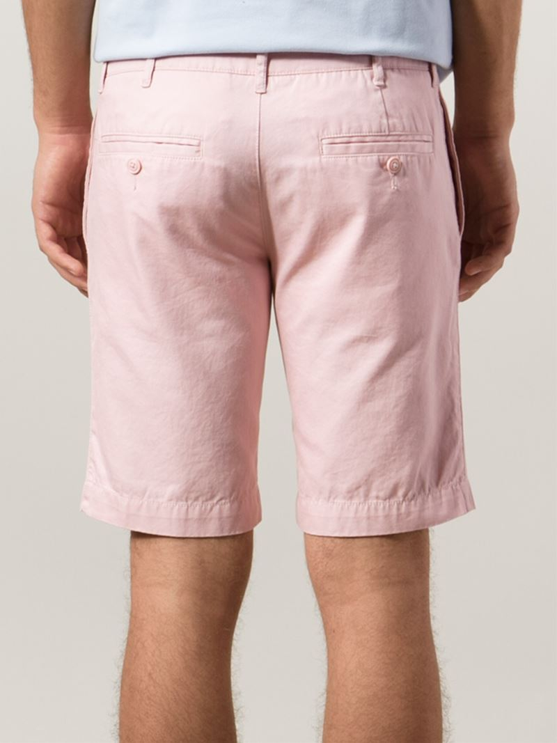 Lacoste Classic Chino Shorts in Pink & Purple (Pink) for Men Lyst