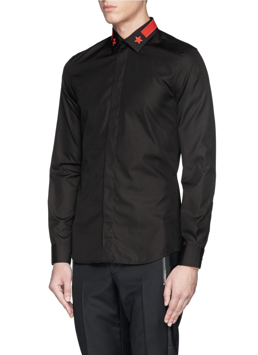 givenchy black star shirt