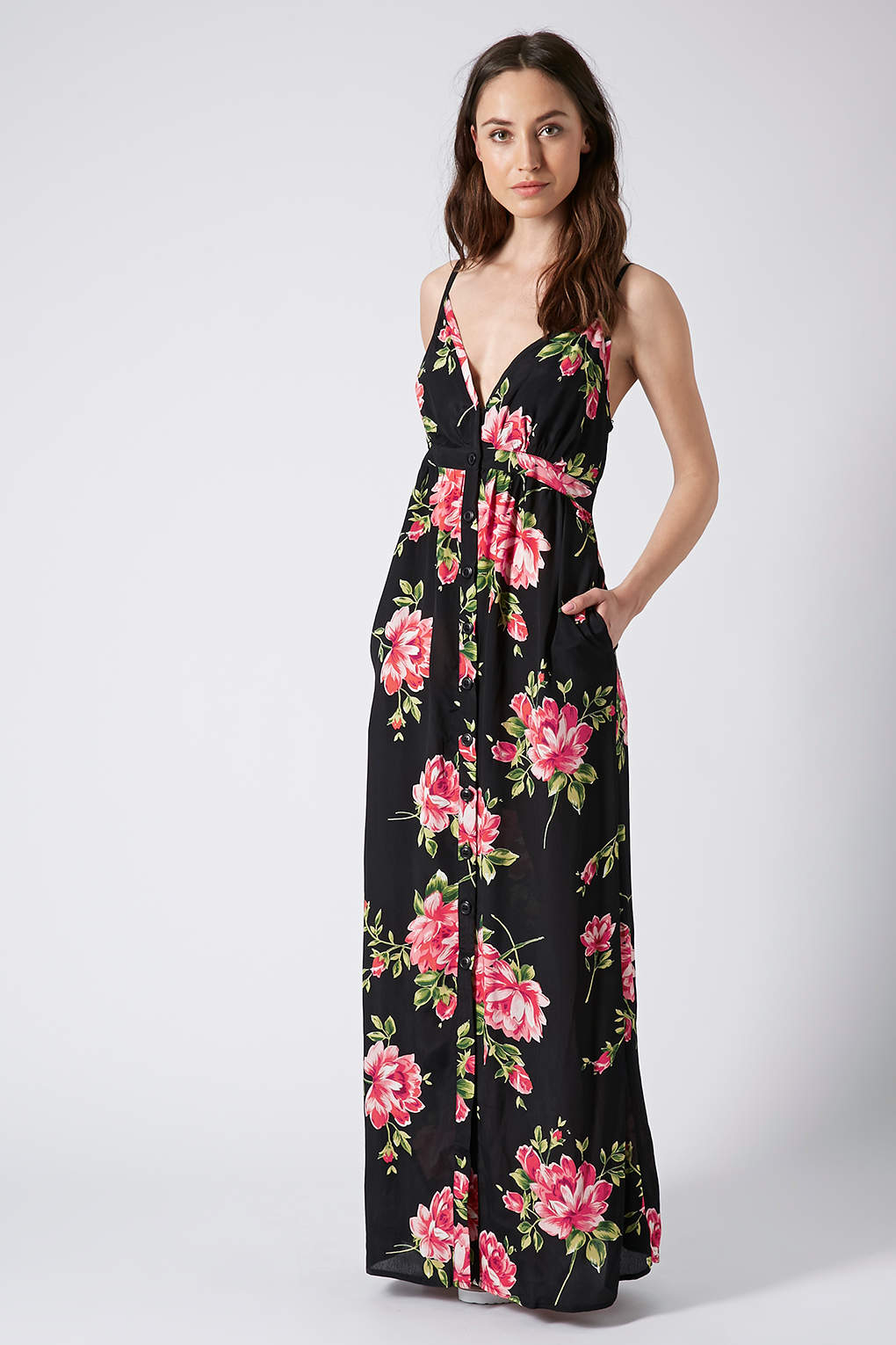 Lyst Maxi Dress By Band Of Gypsies in Pink