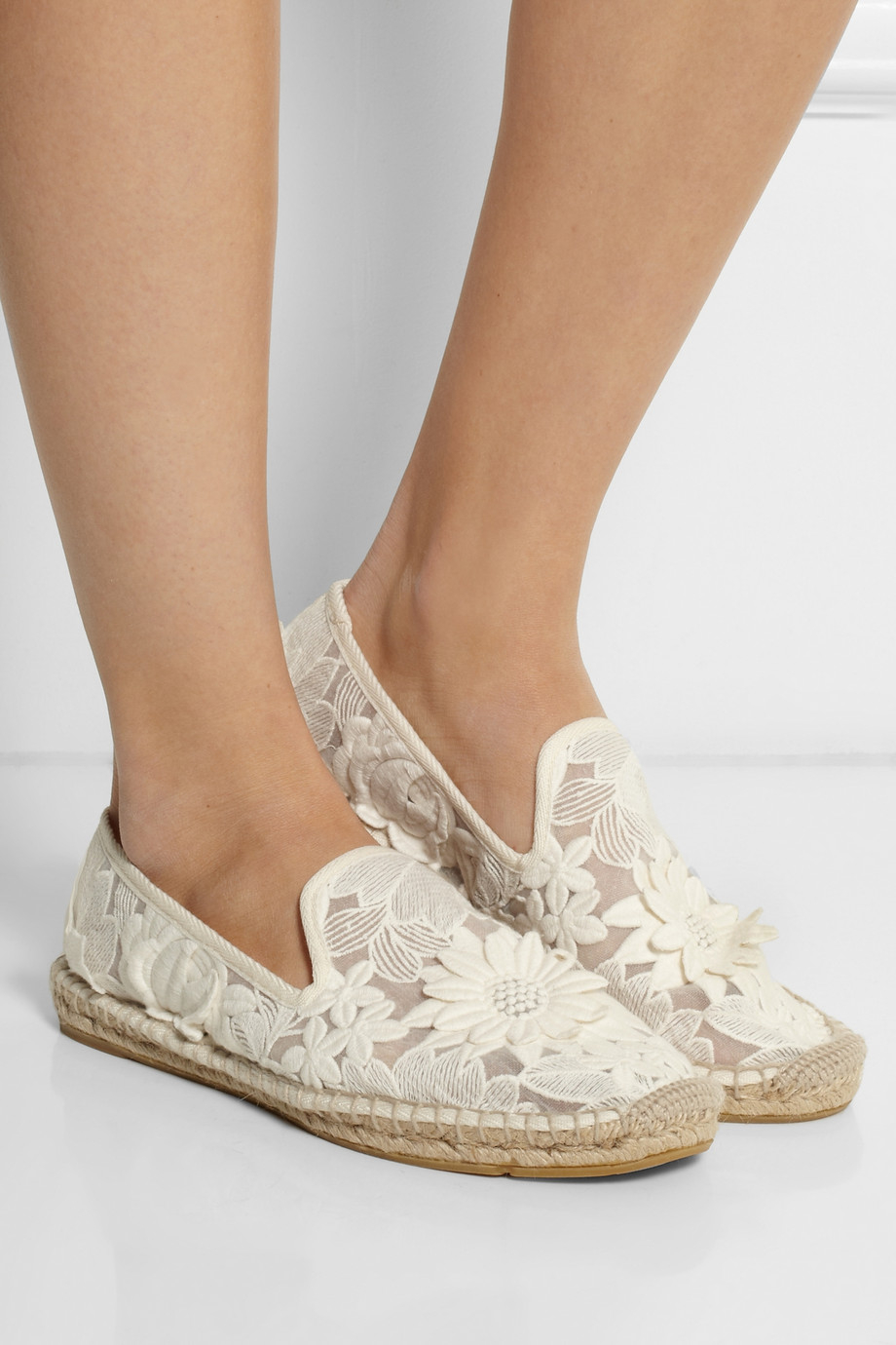 chloe lace espadrilles
