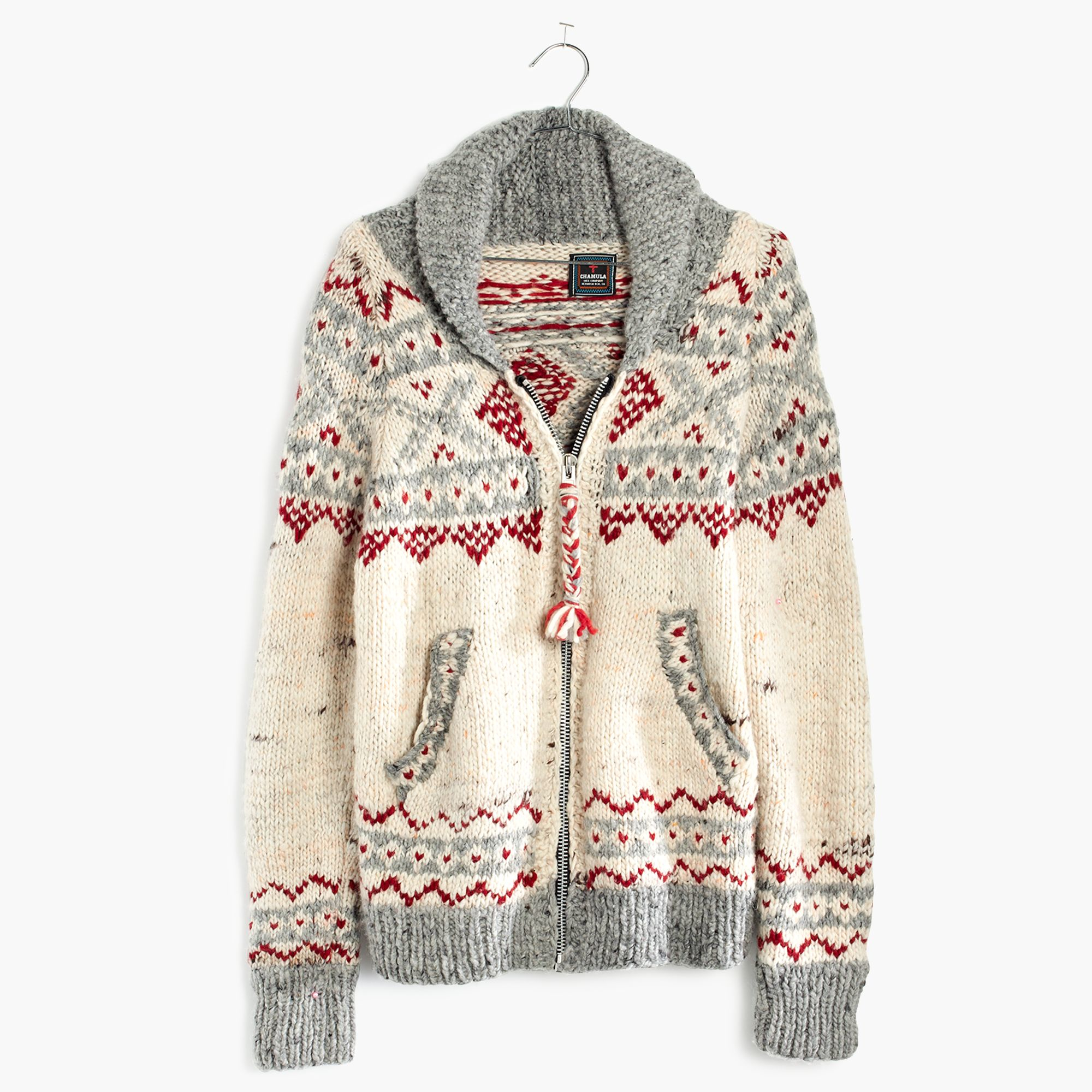 fair isle cardigan sweater womens