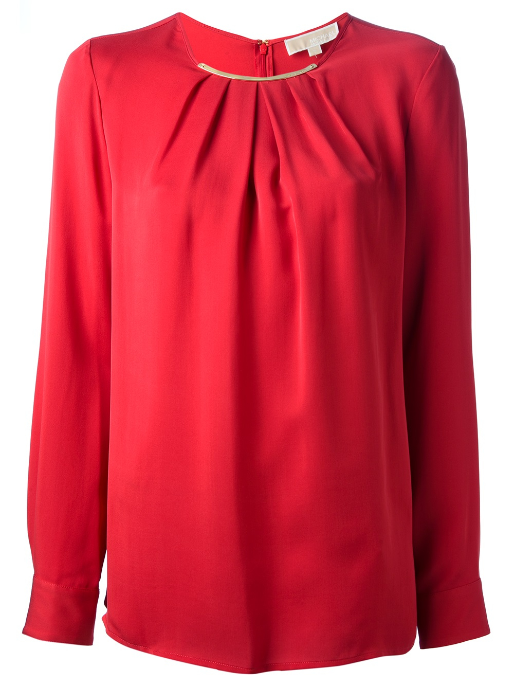michael kors red blouse