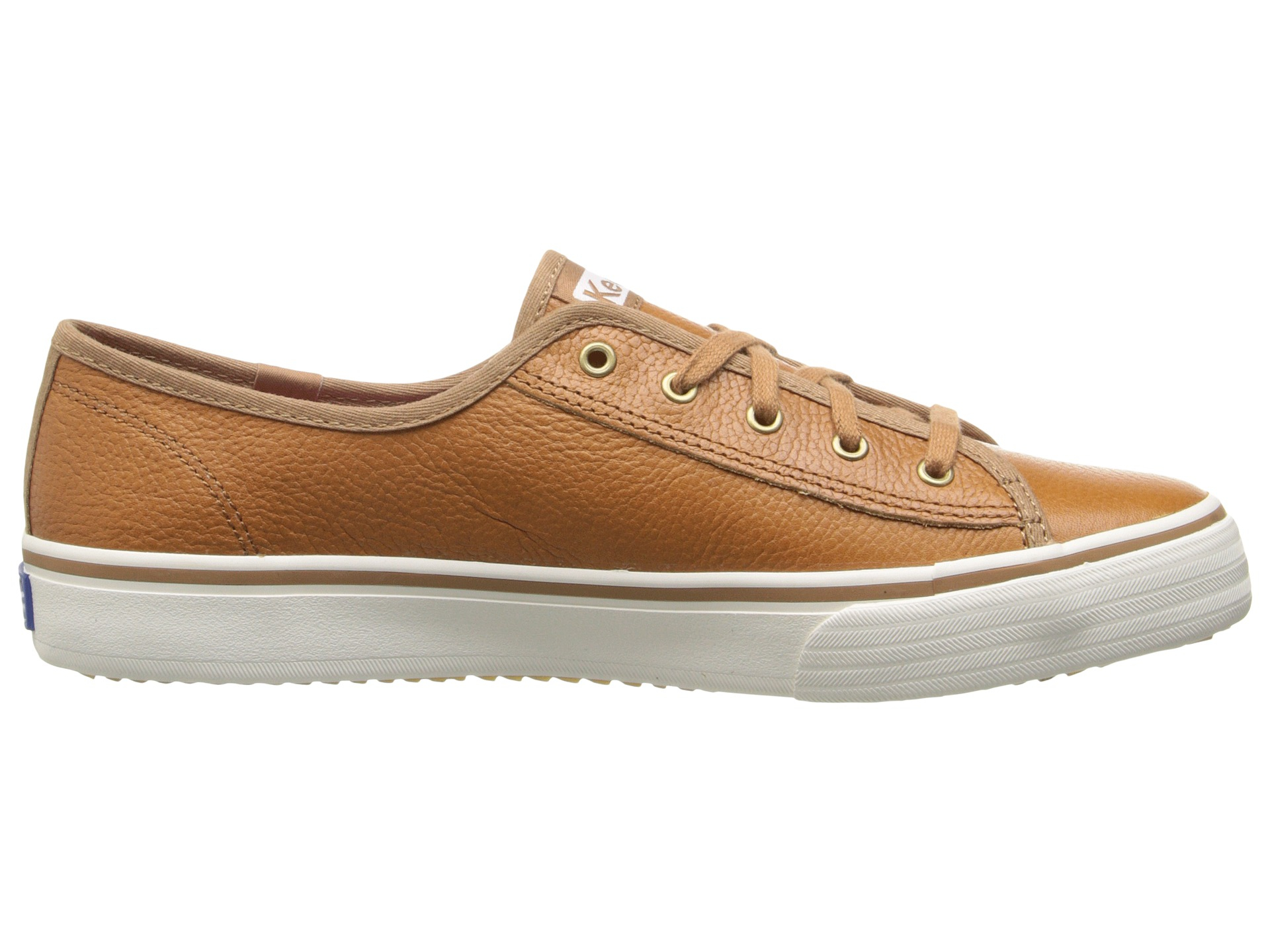 Keds Double Up Leather in Brown Lyst