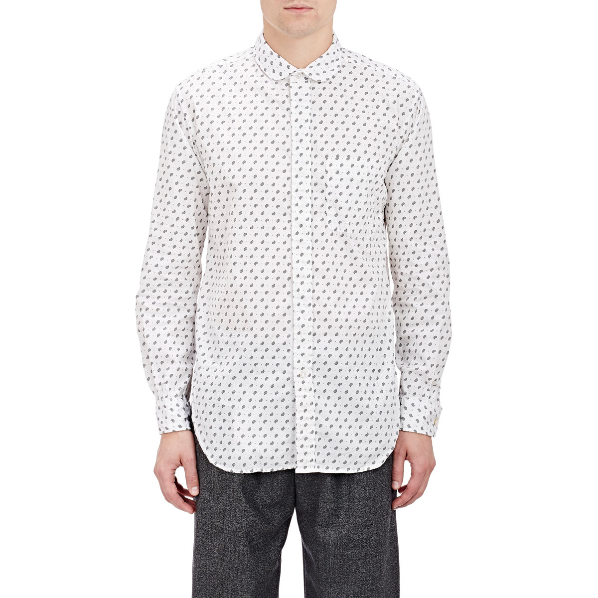 Lyst Engineered garments Paisley pattern  Shirt  in White  