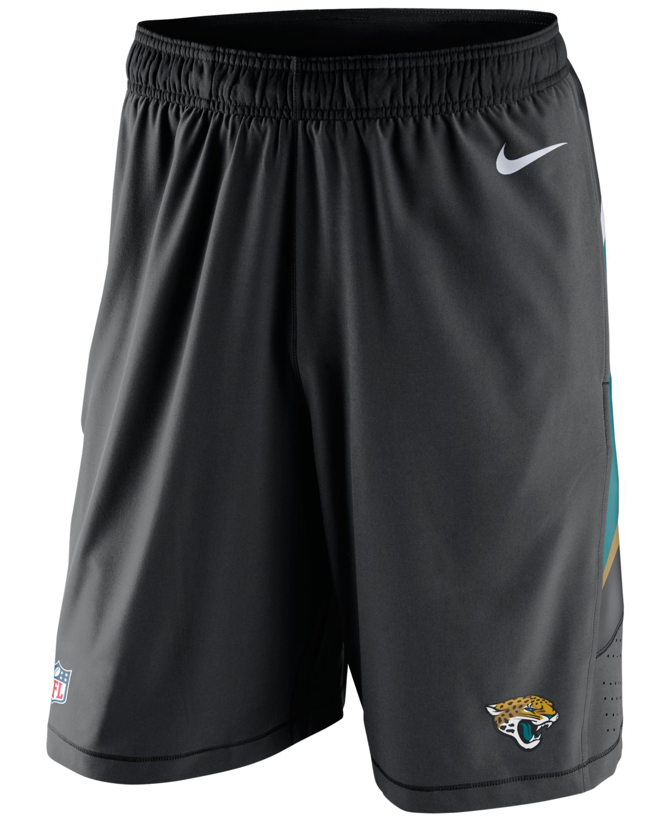 Nike Men\u0026#39;S Jacksonville Jaguars Speed Vent Shorts in Black for Men ...  