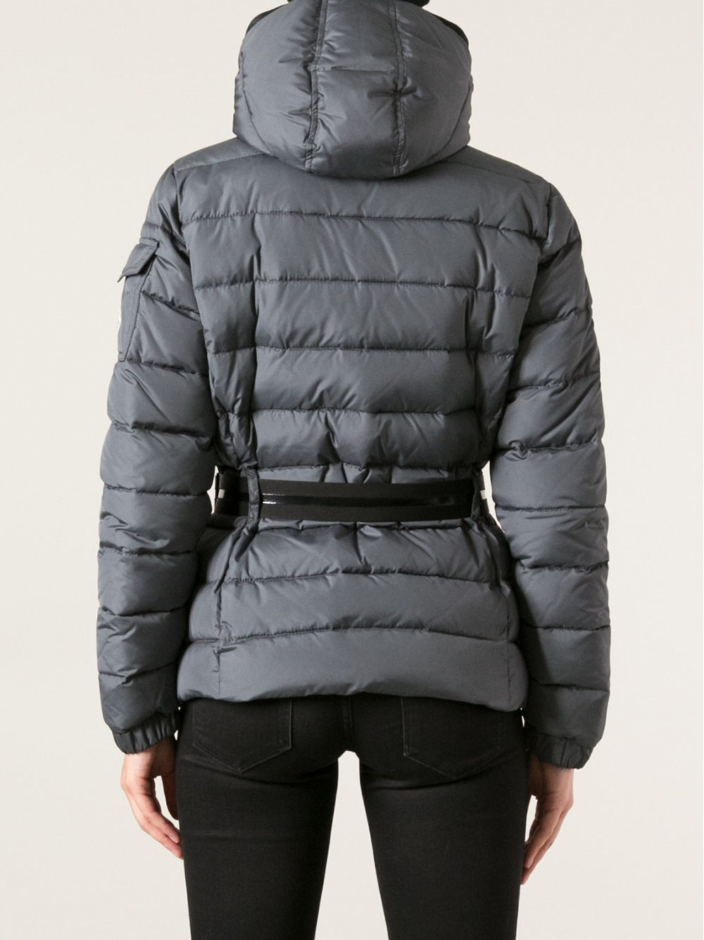 Moncler Bea Padded Jacket in Grey (Gray) Lyst