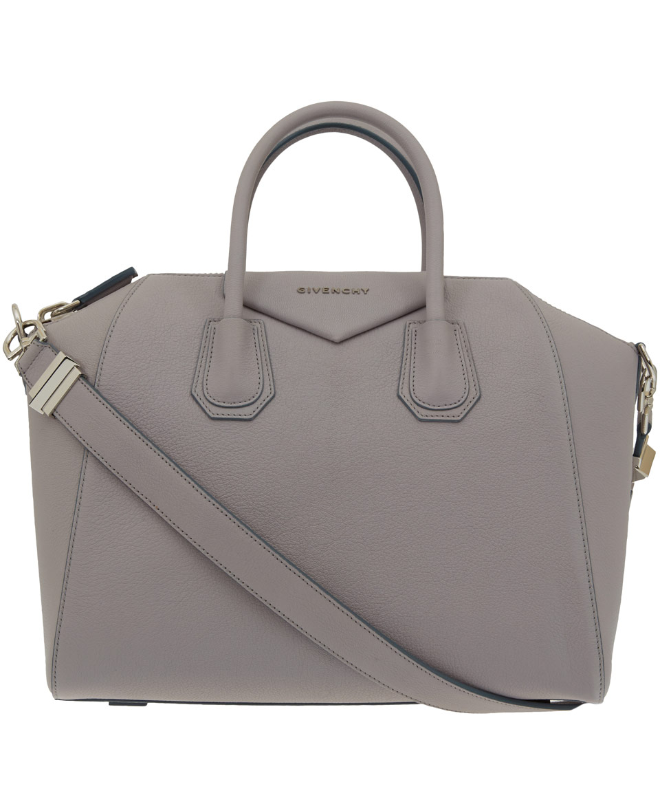 Givenchy Medium Grey Antigona Bag in Gray - Lyst