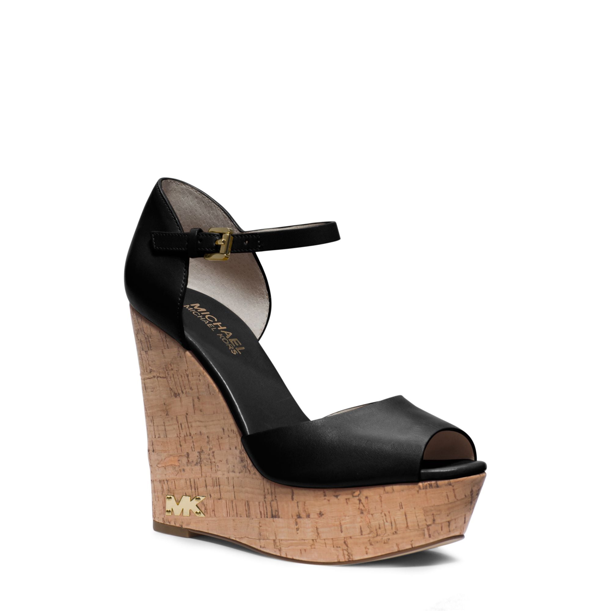 michael kors cork wedges