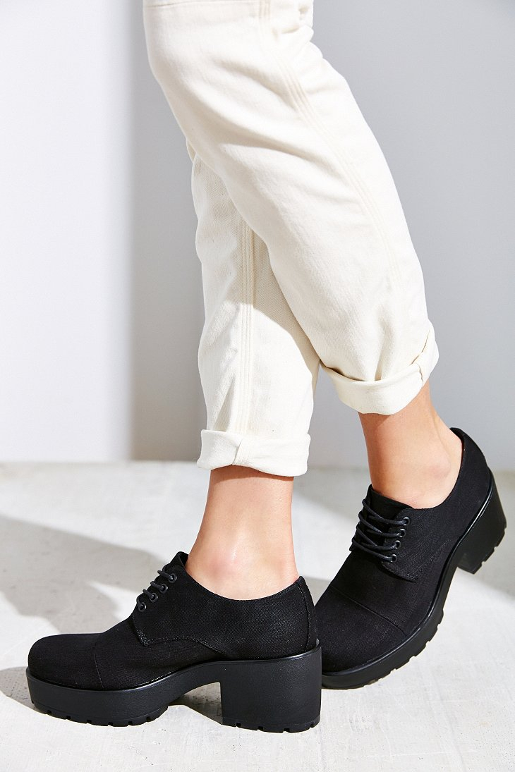 vagabond oxford shoes vagabond dioon canvas oxford in black lyst vagabond oxford shoes vagabond dioon canvas oxford in black lyst