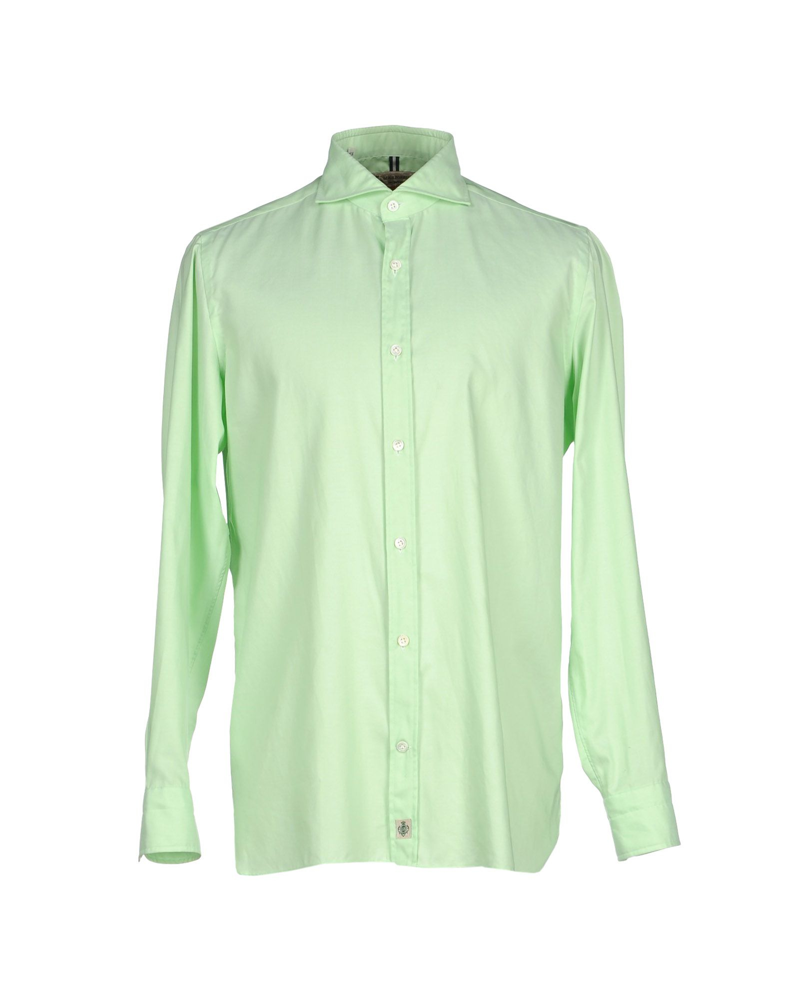 Luigi borrelli napoli Shirt in Green for Men (Acid green) | Lyst