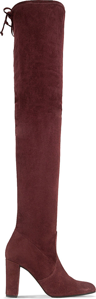 dune burgundy boots