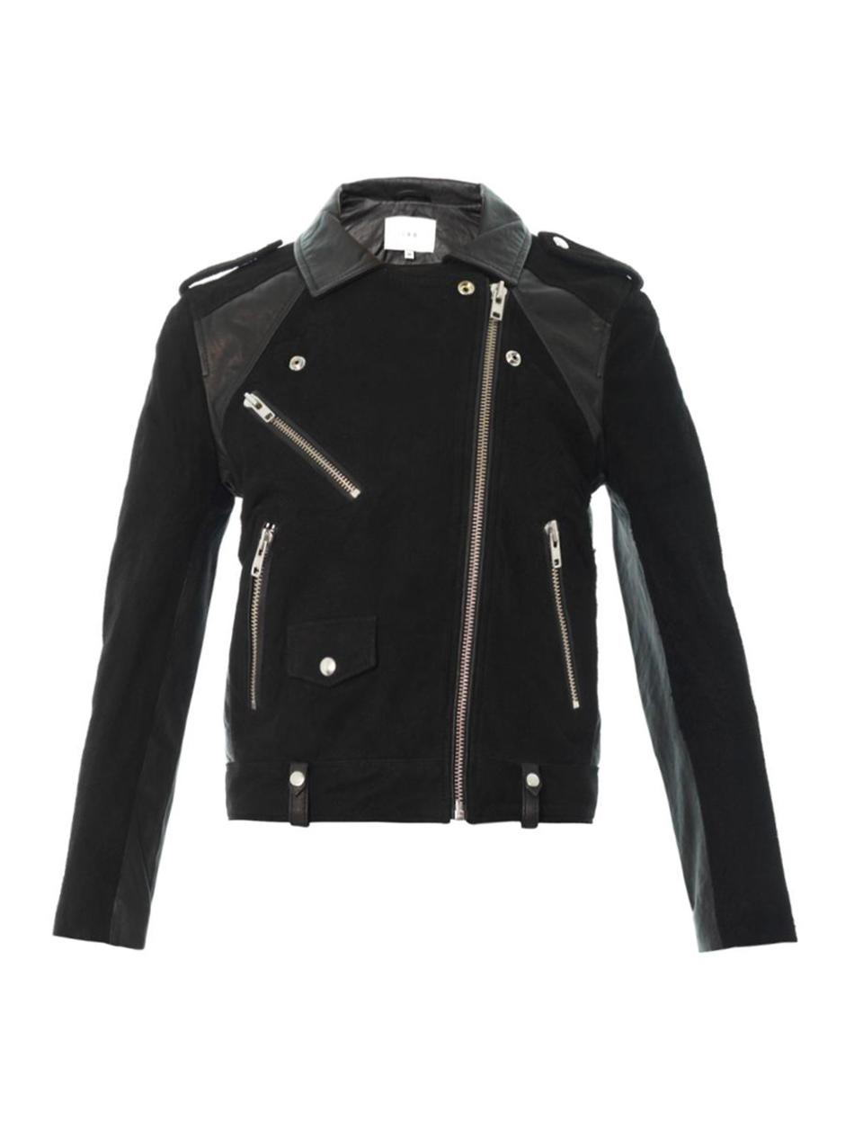 IRO Adila Leather Biker Jacket in Black - Lyst