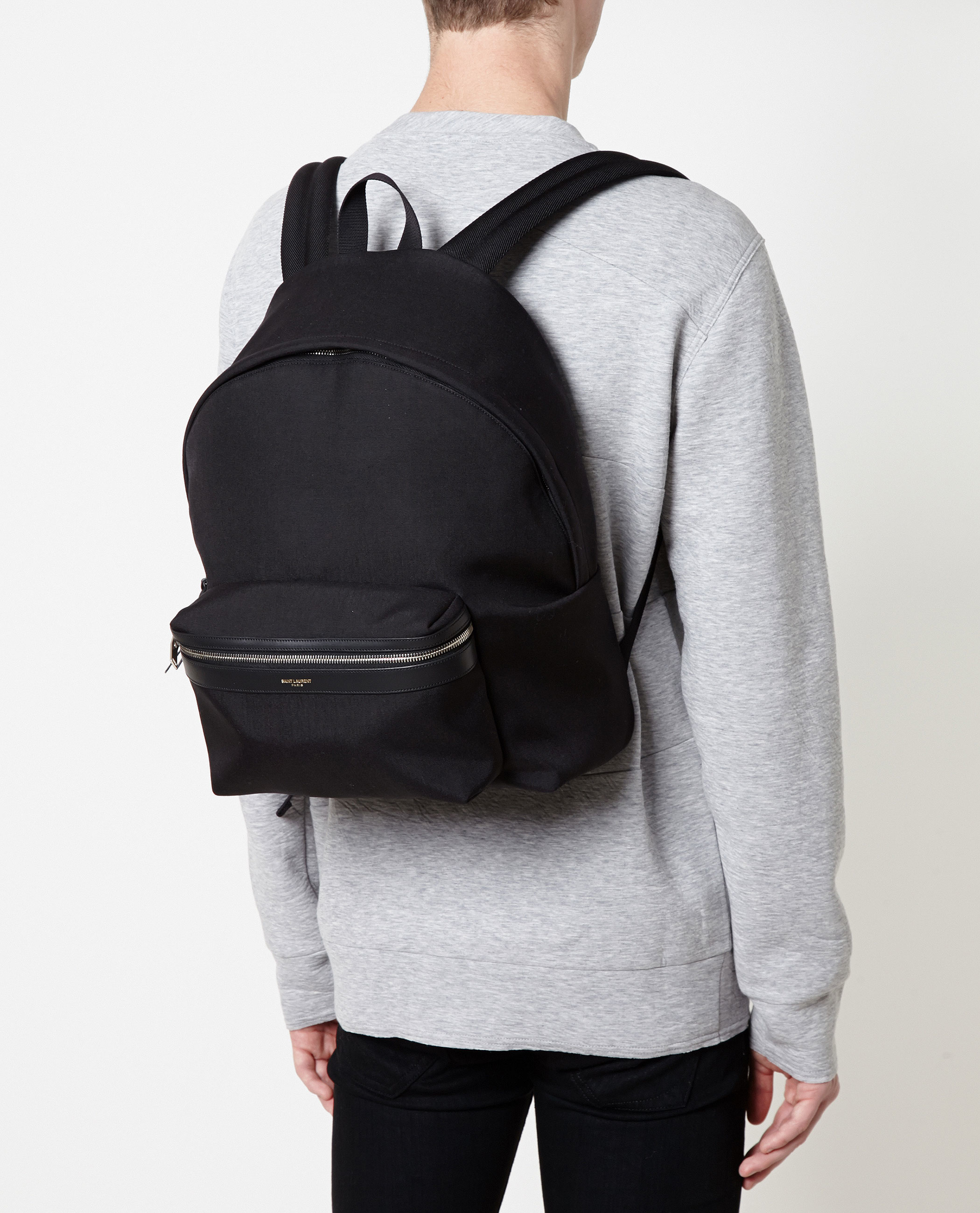 Lyst Saint Laurent Classic Canvas Backpack in Black for Men