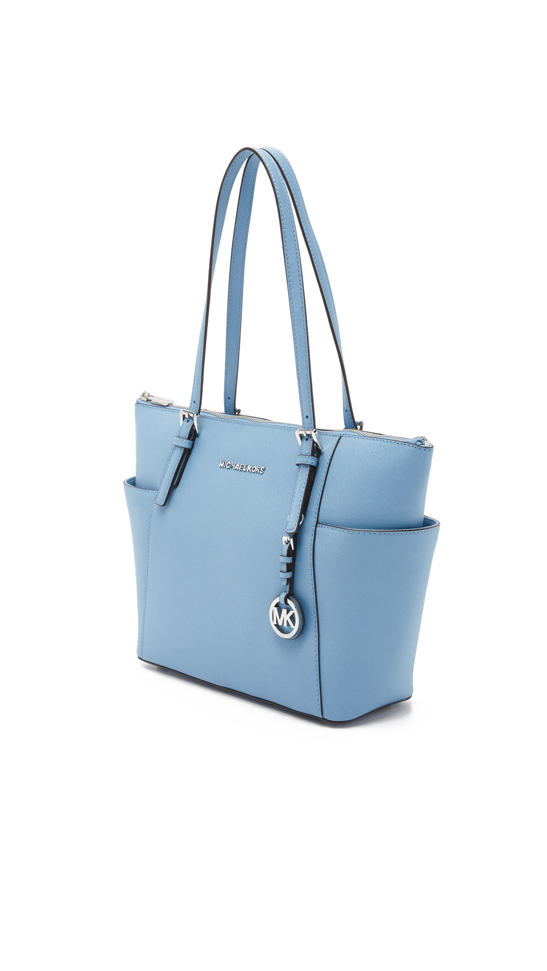michael kors jet set top zip tote