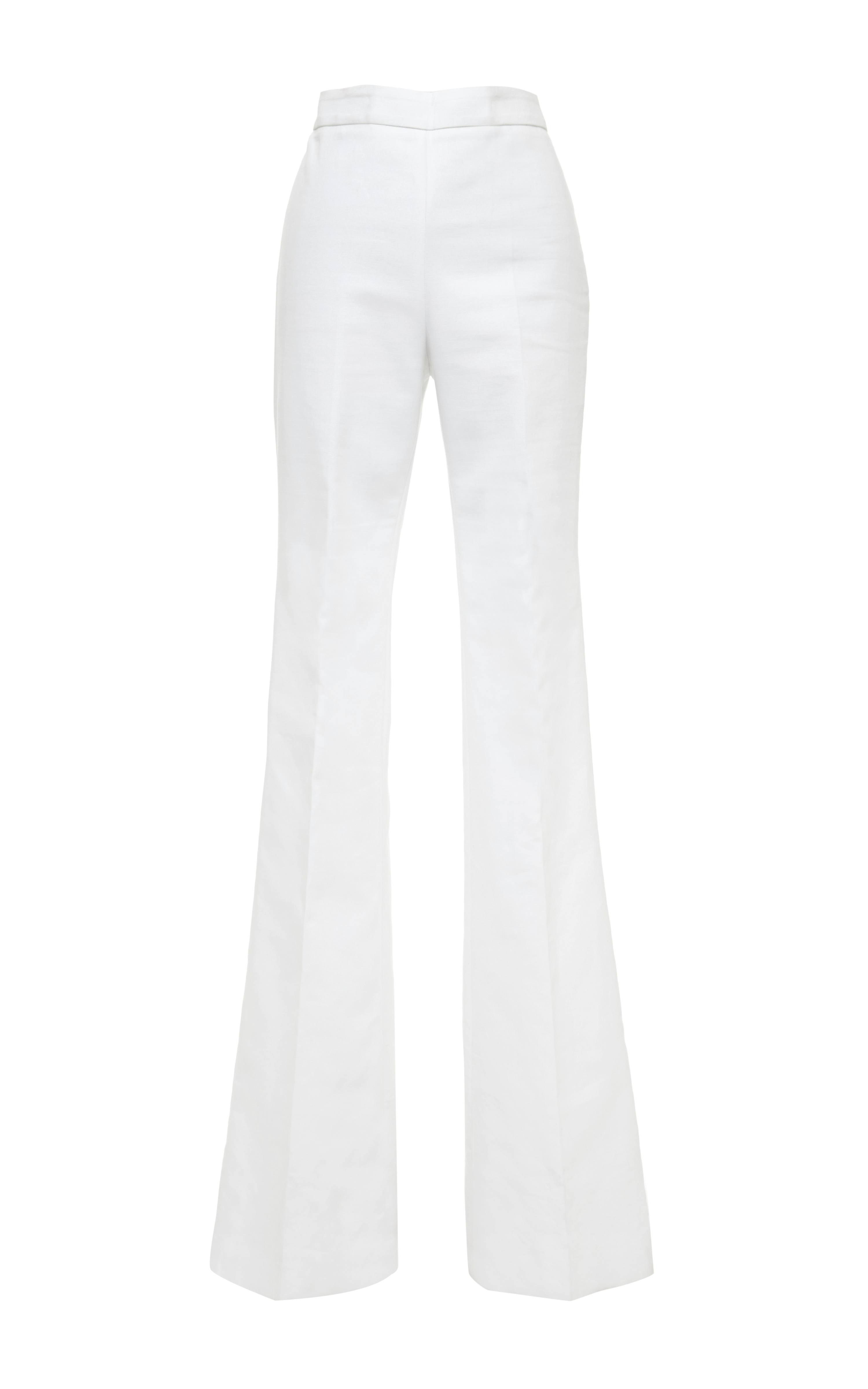 Lyst - Giambattista Valli Cotton Bell Bottom Pants in White