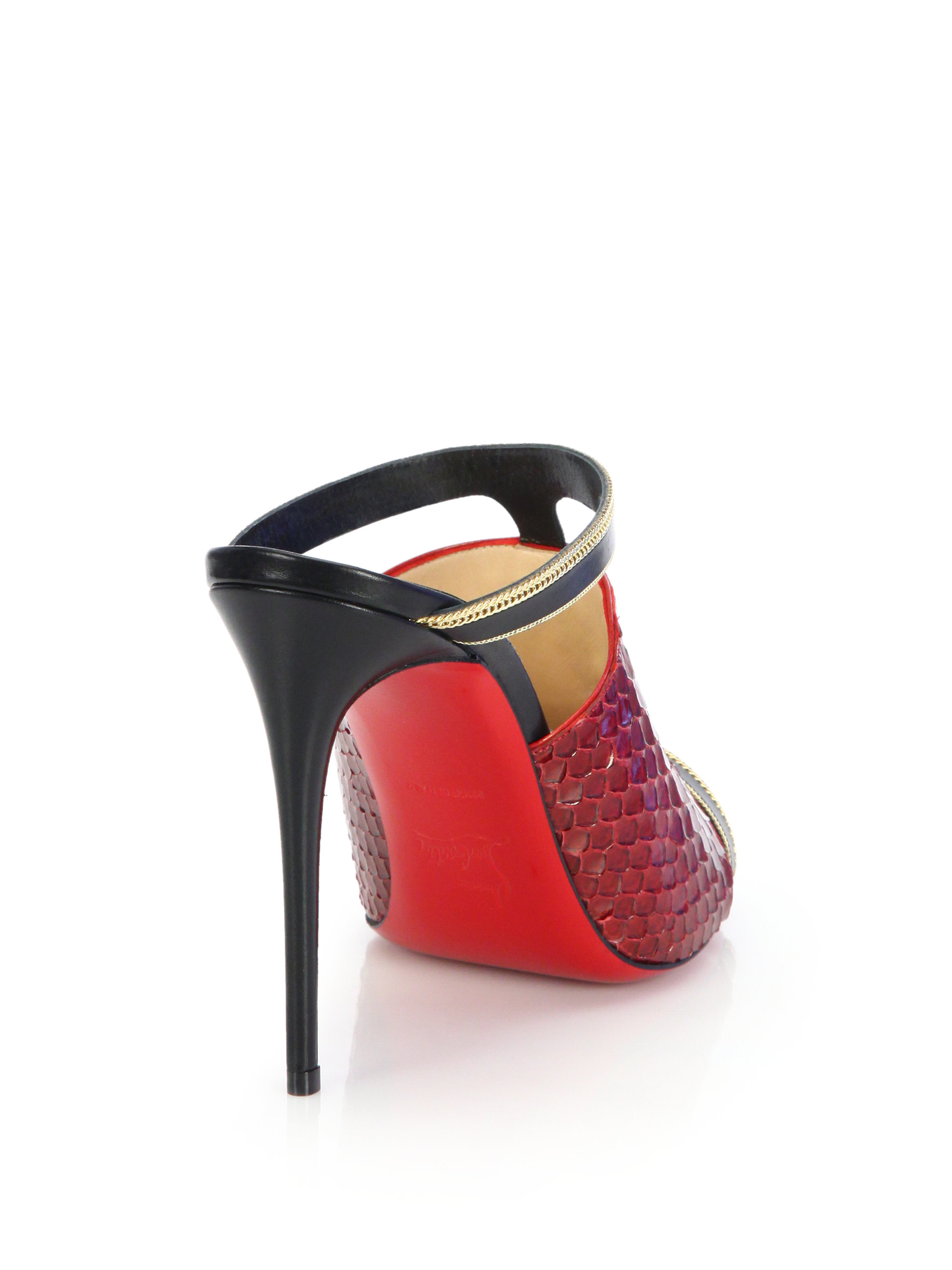 louboutin red sandals