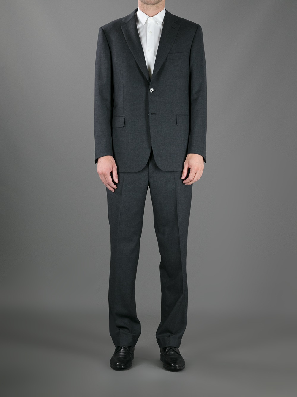 Brioni Wool Suit in Gray for Men (grey) | Lyst