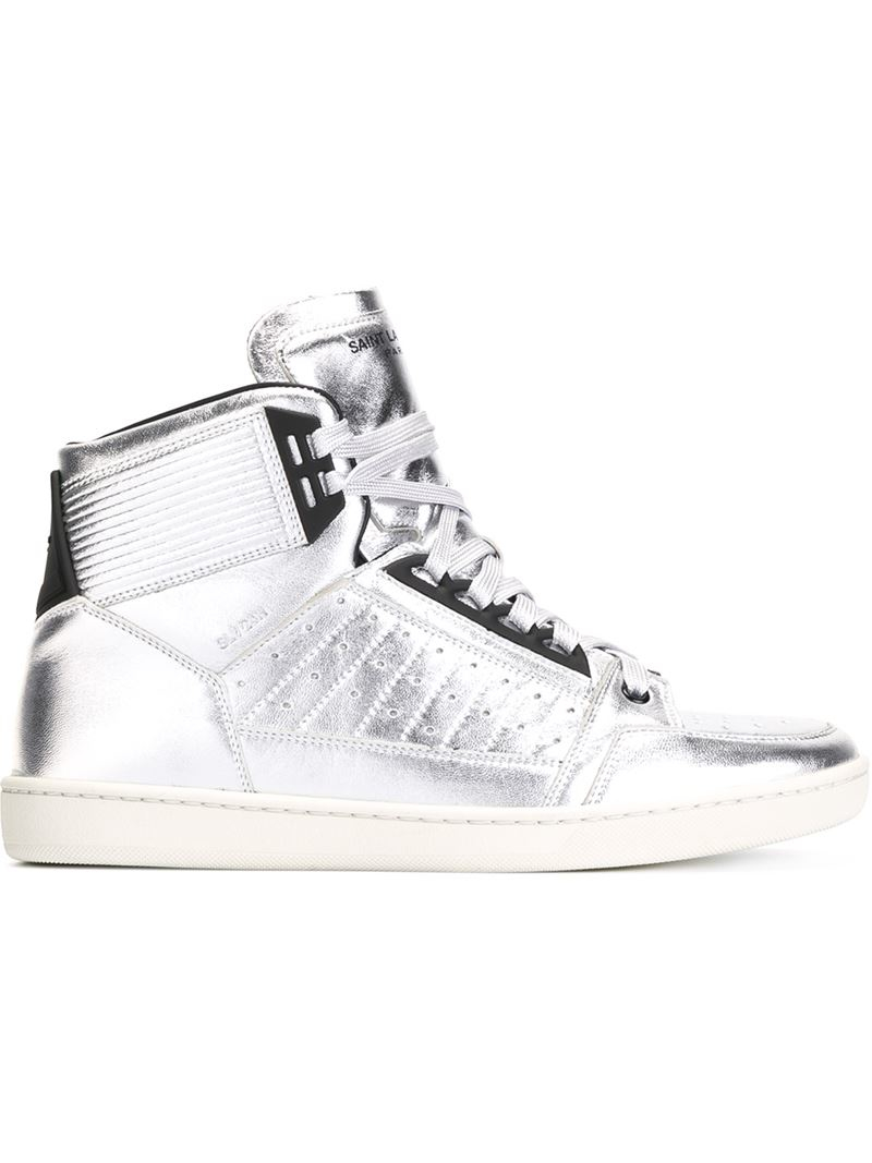 saint laurent high top sneakers