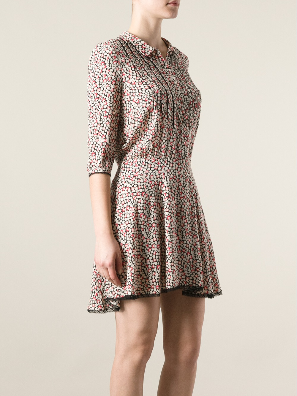 Download Black Printed Shirt Dress Pics