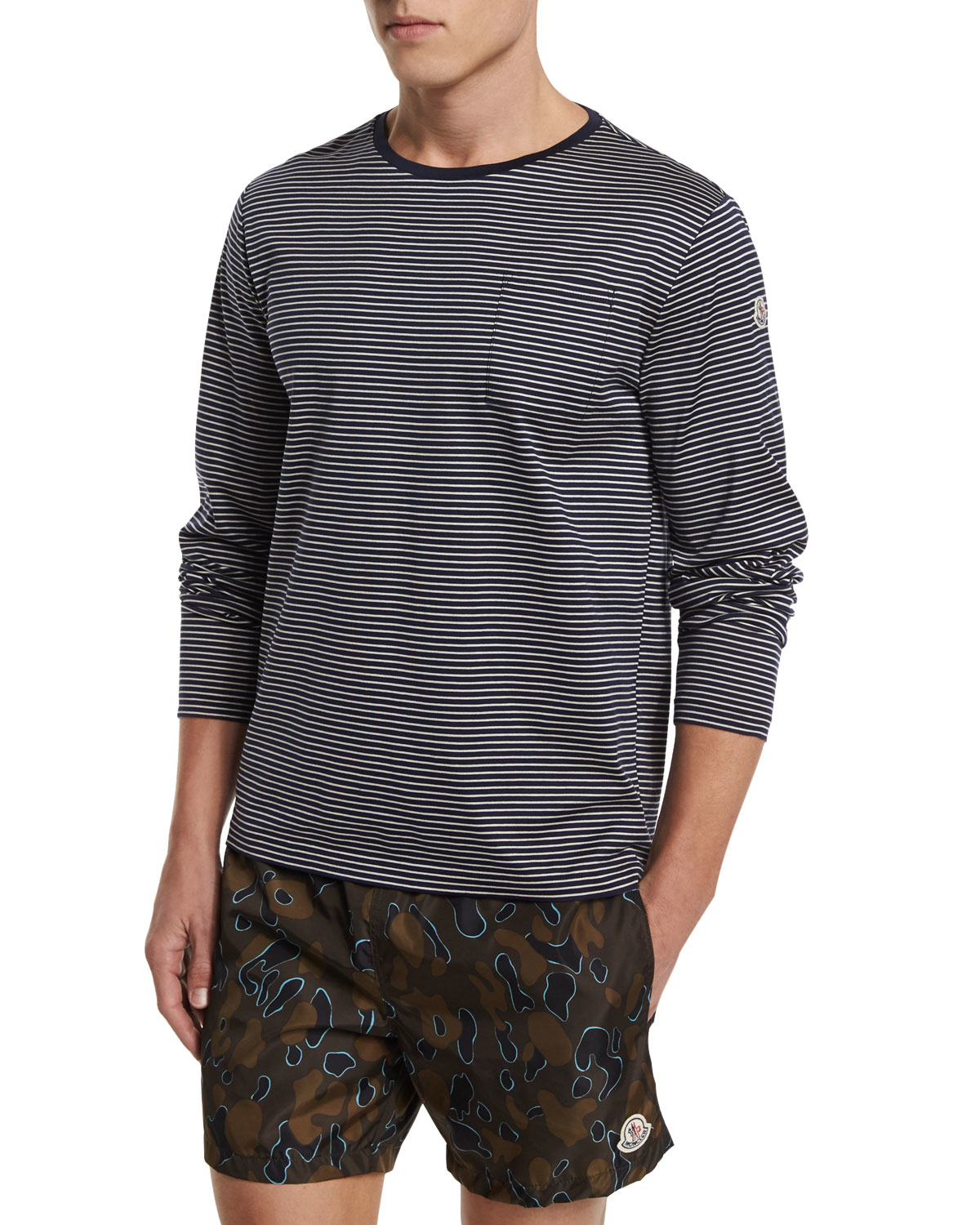 moncler white long sleeve moncler white long sleeve