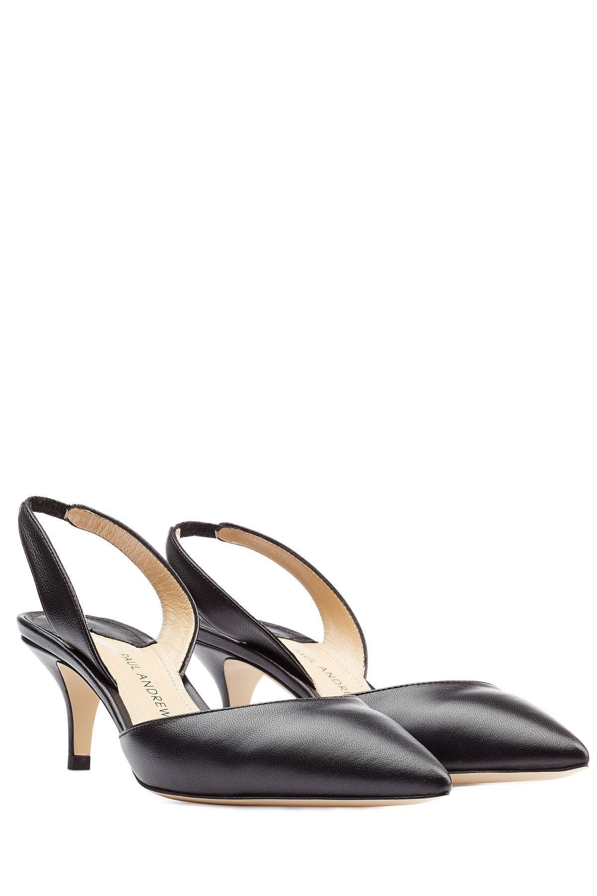 black sling back shoes low heel
