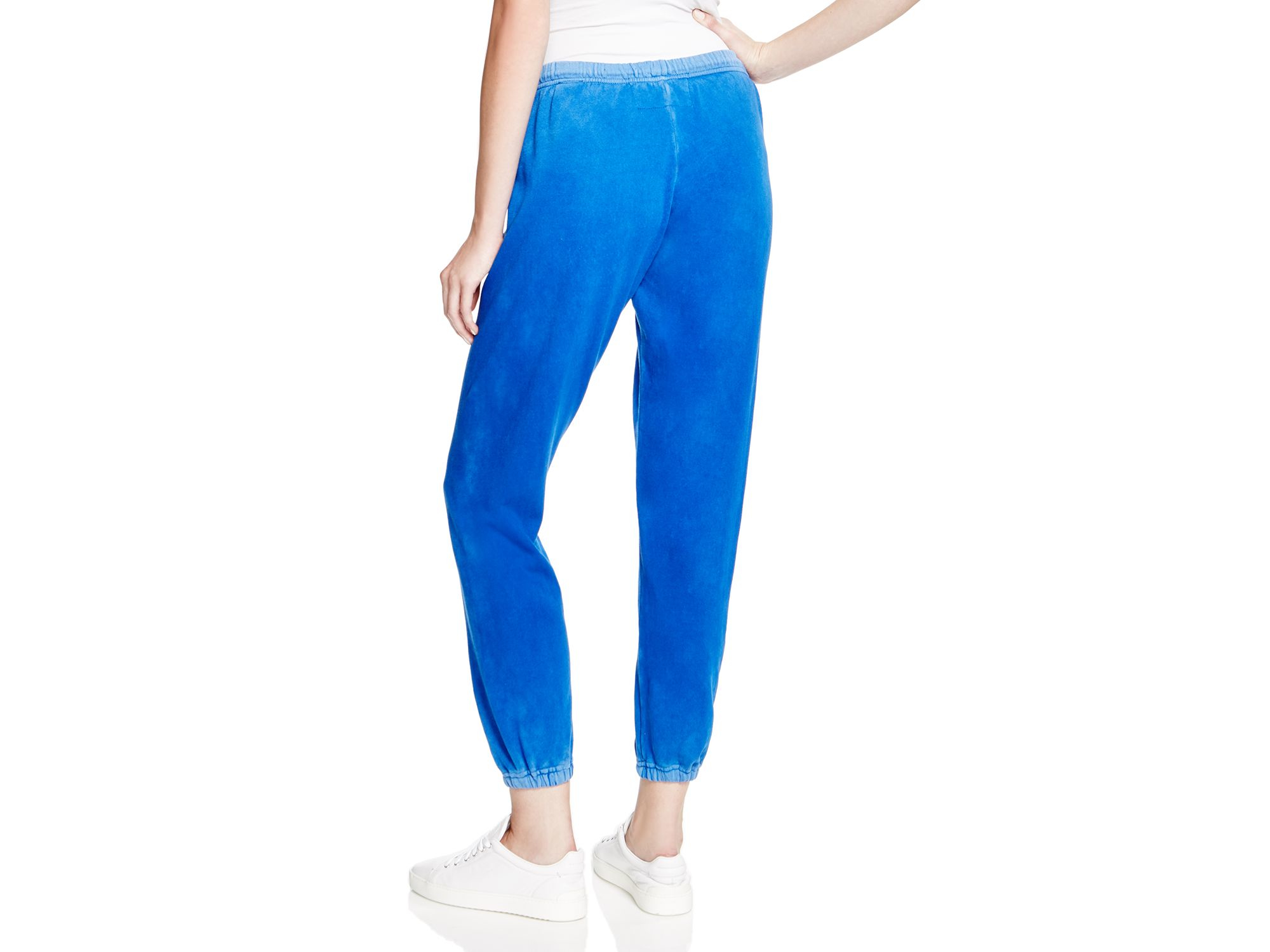 cobalt blue sweatpants