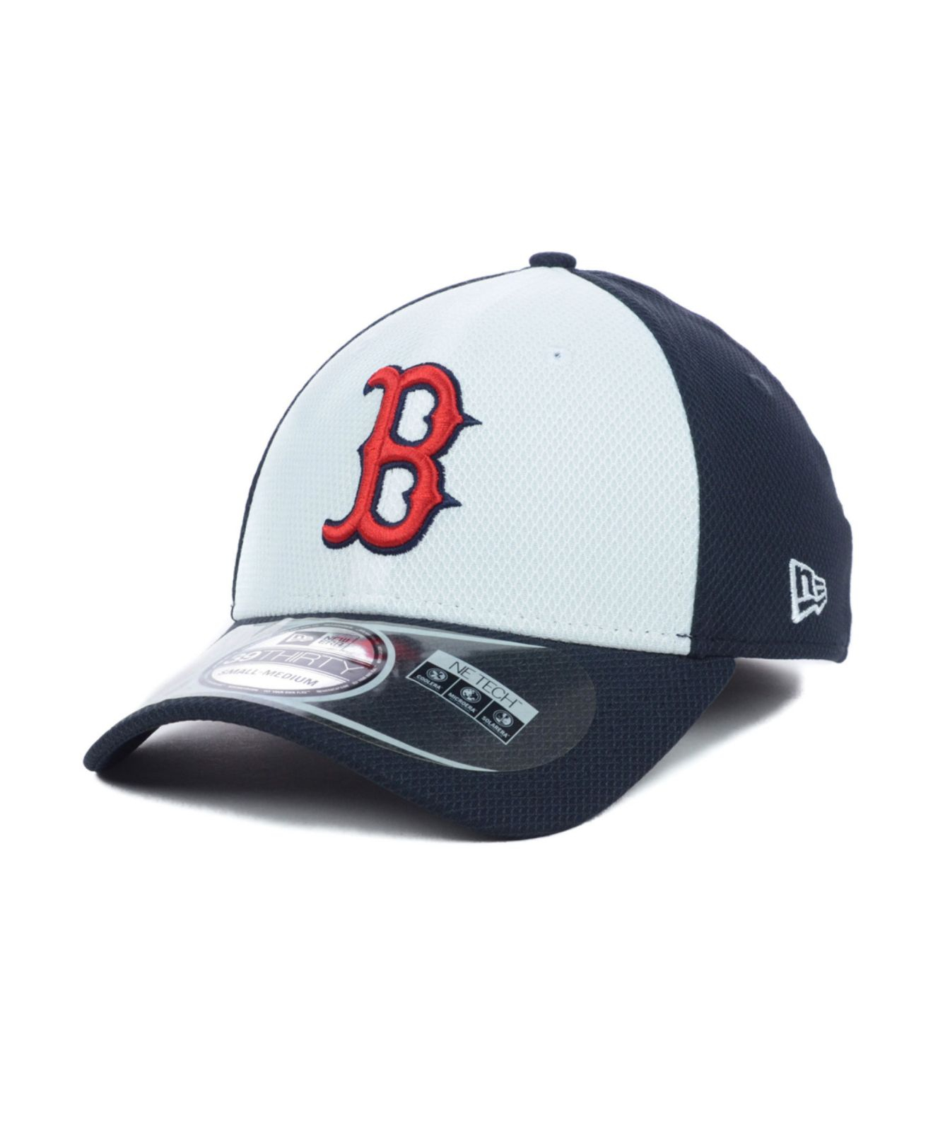 KTZ Synthetic Boston Red Sox Diamond Era 39thirty Cap in White/Navy ...