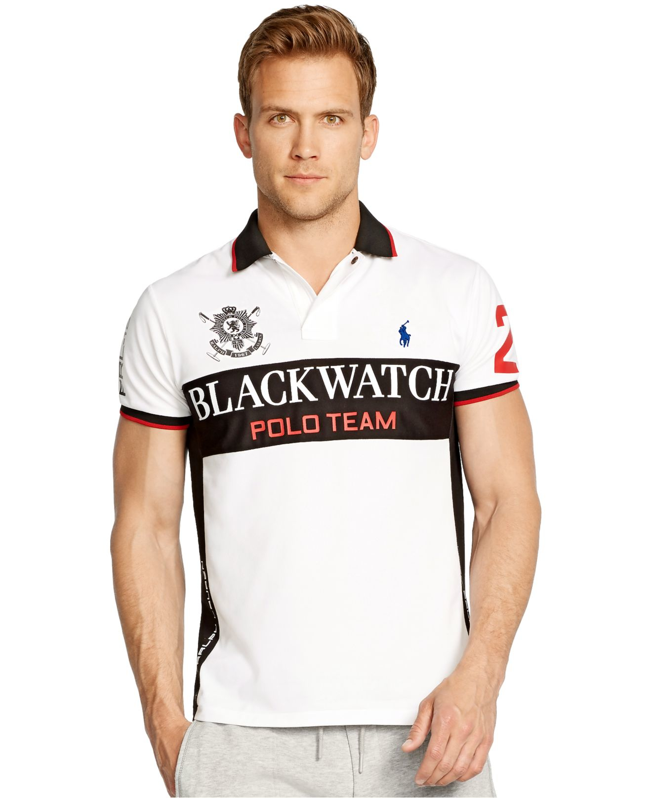 polo black watch long sleeve