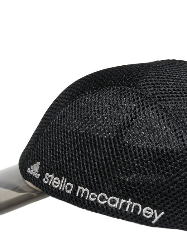 adidas By Stella McCartney Mesh & Pvc Running Hat in Black | Lyst