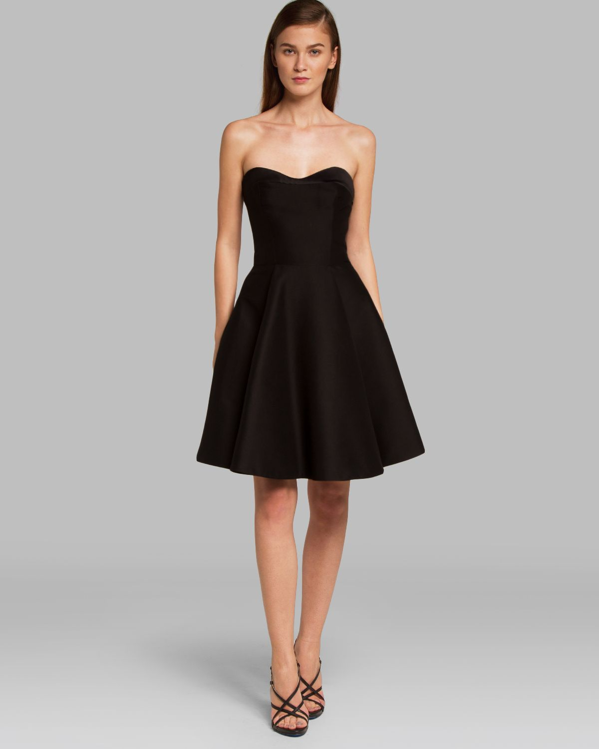 Strapless flare dress Clearance