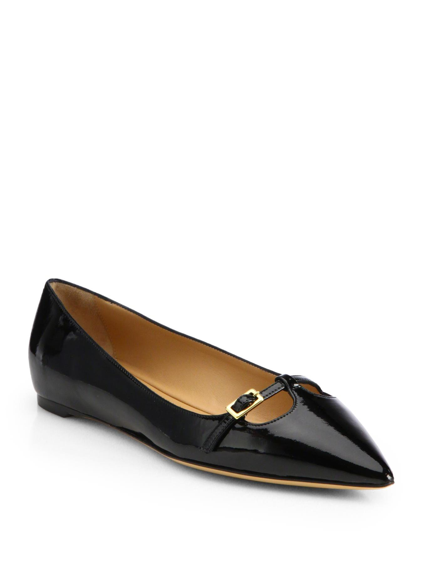 pointed patent flats