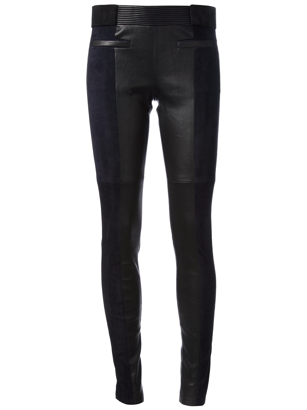 Isabel Marant Two-tone Trouser in Black - Lyst