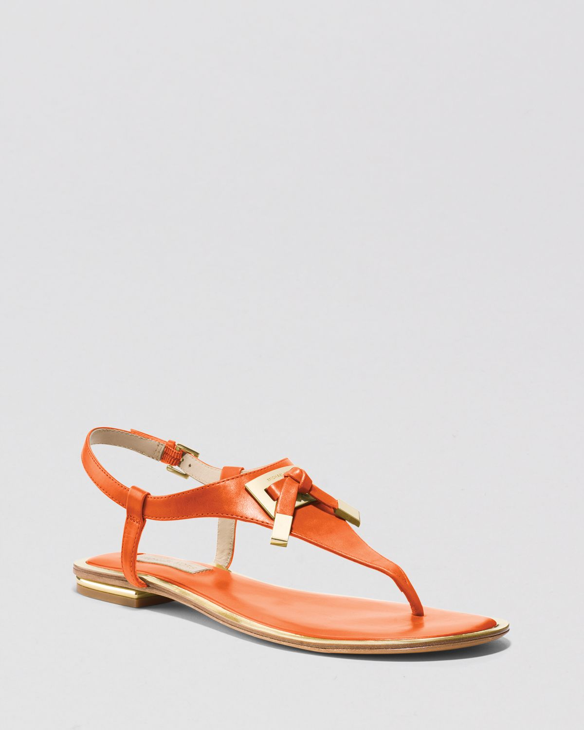 orange thong sandals