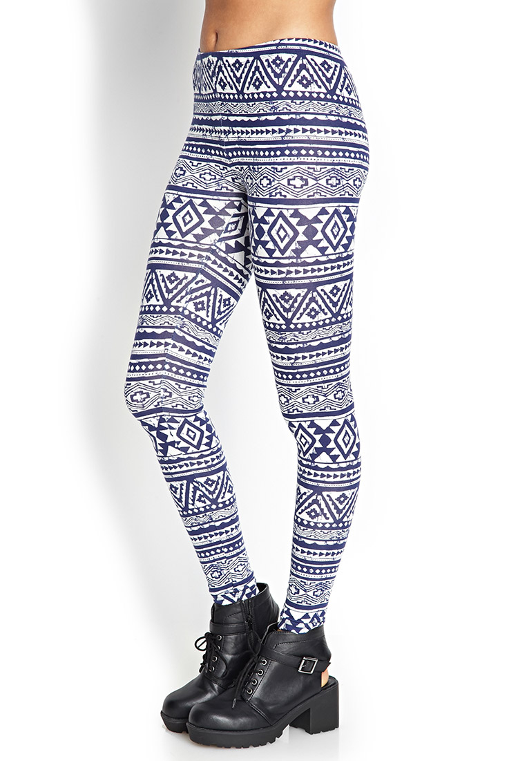 tribal pattern leggings