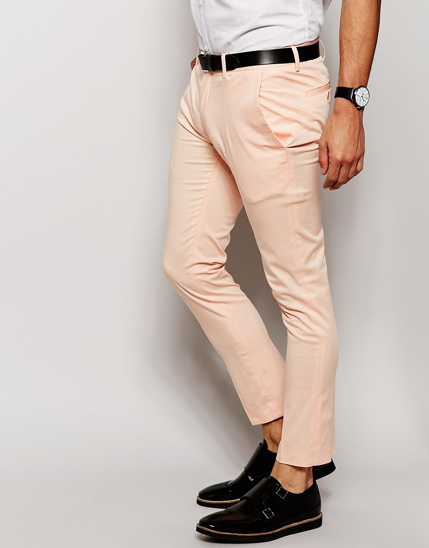 super skinny cropped smart pants