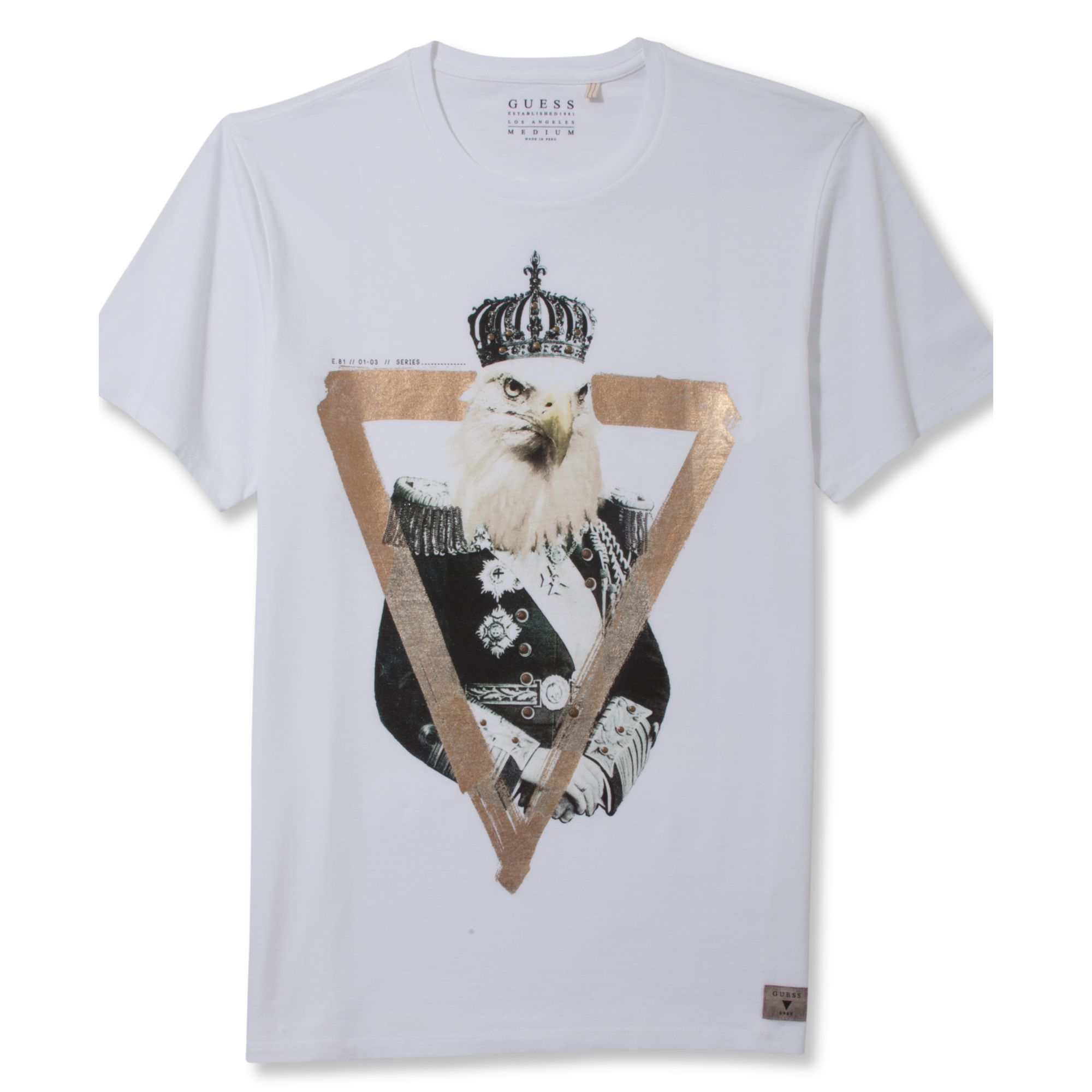 guess eagle t shirt
