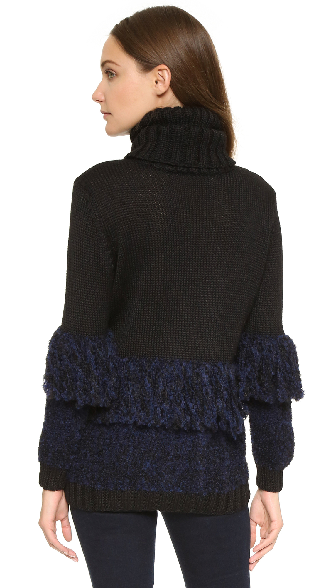 Lyst - Rodebjer Iroco Sweater - Black/blue in Black Gallery