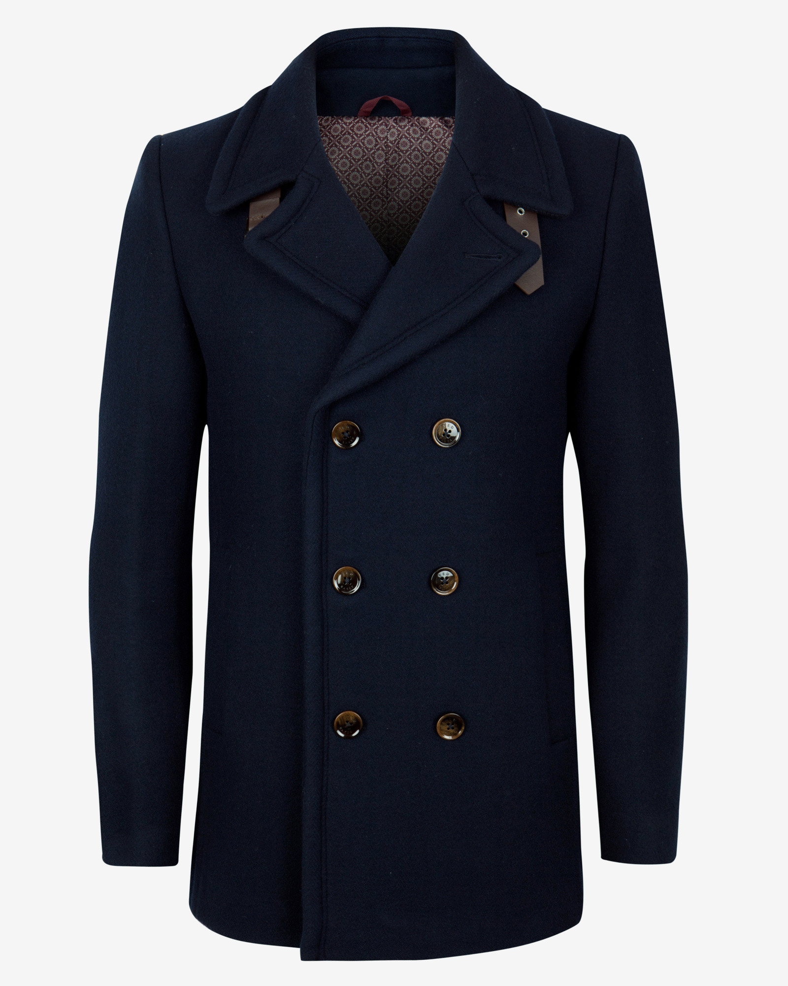 ted baker double breasted peacoat