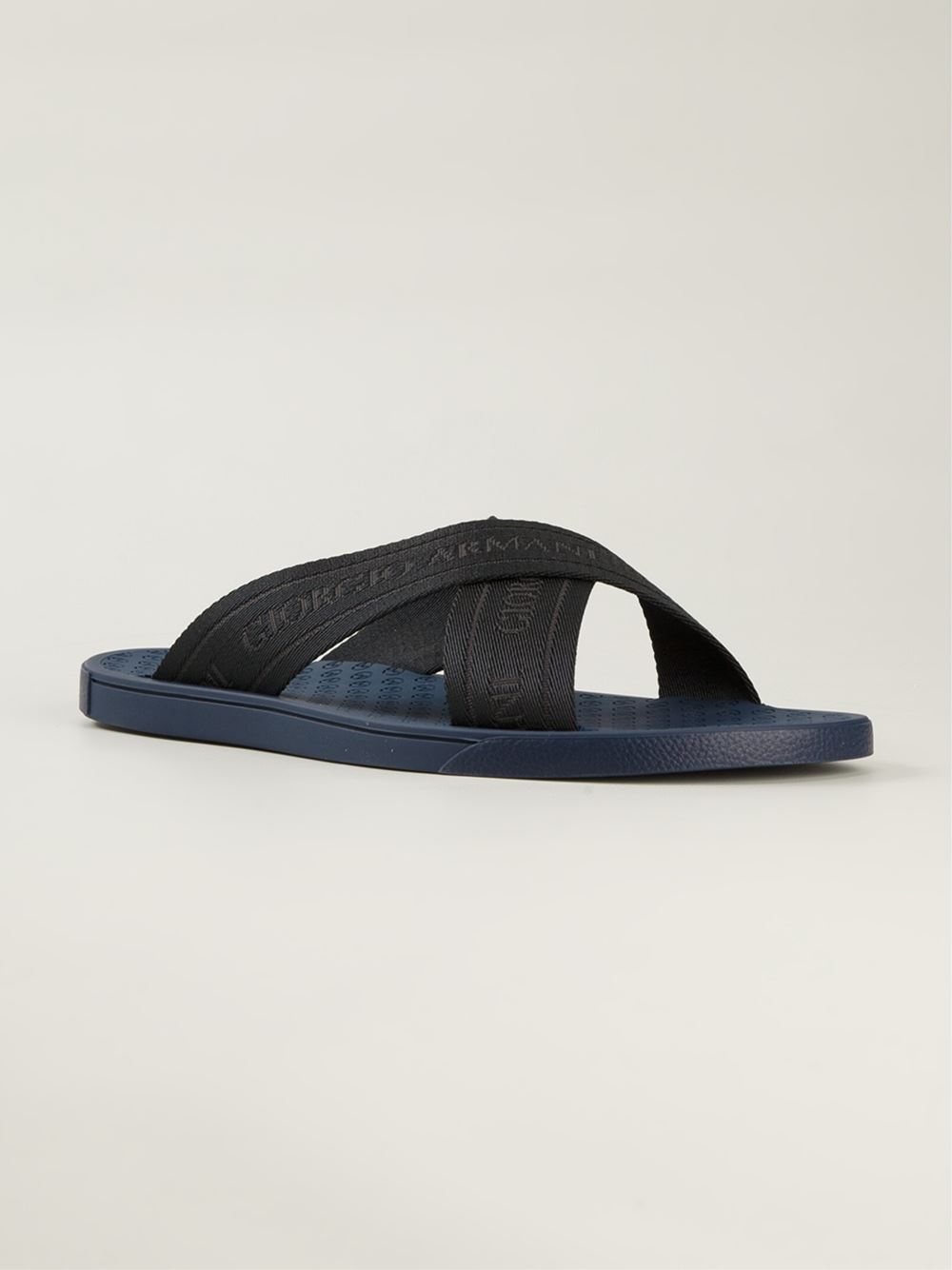 giorgio armani men's sandals