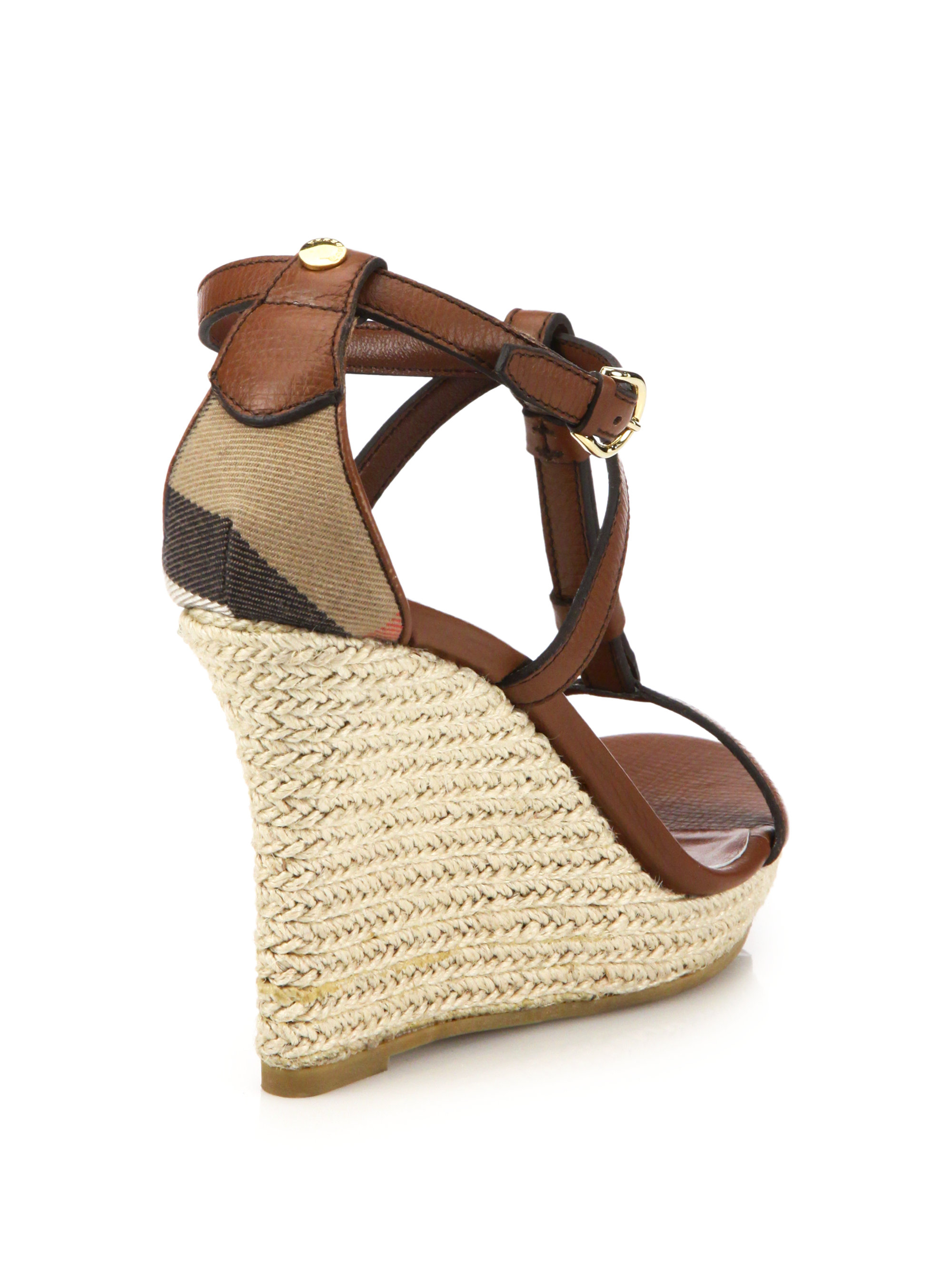 burberry wedge espadrilles