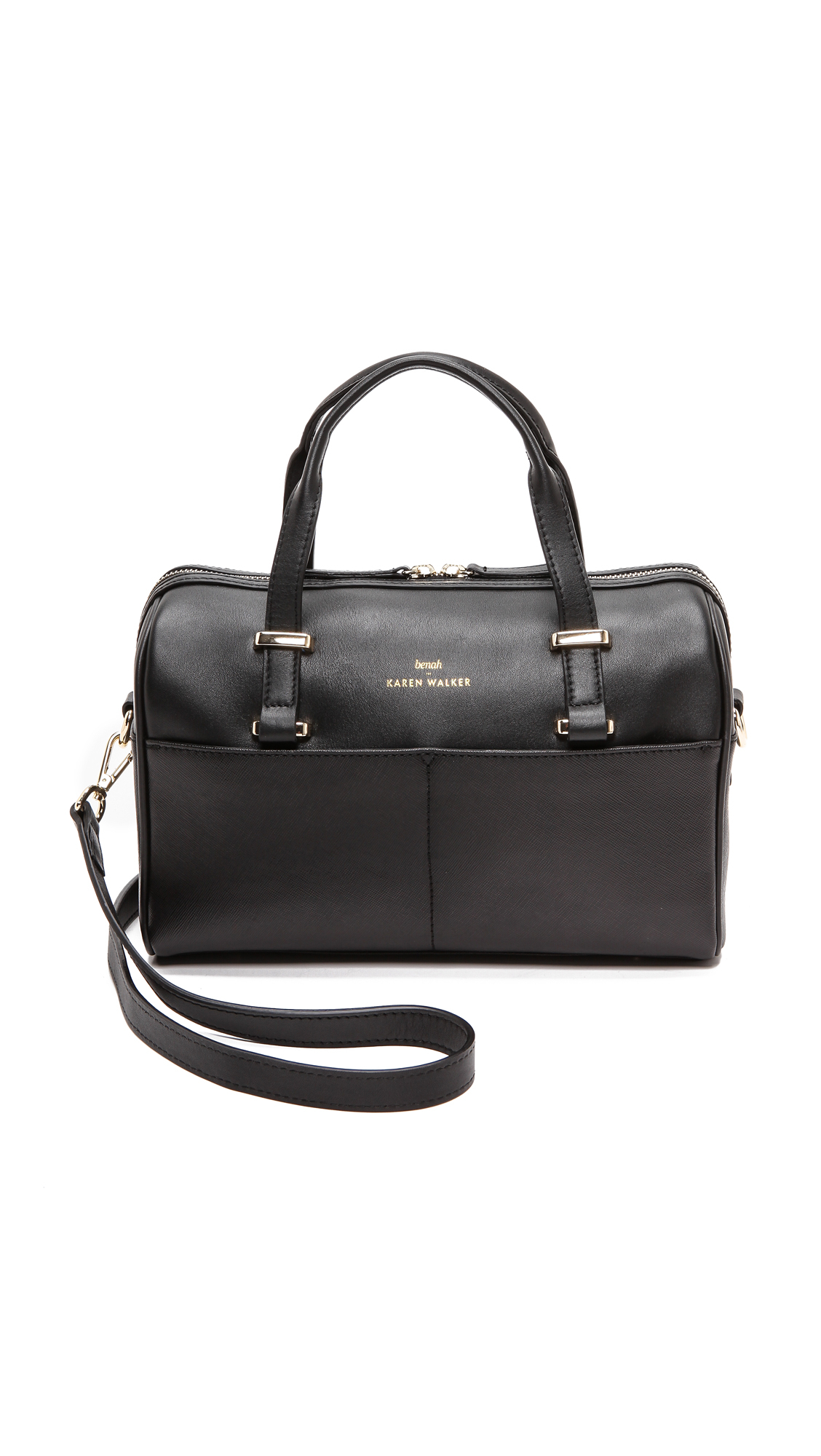 Karen walker Andie Mini Duffle Bag Black in Black Lyst