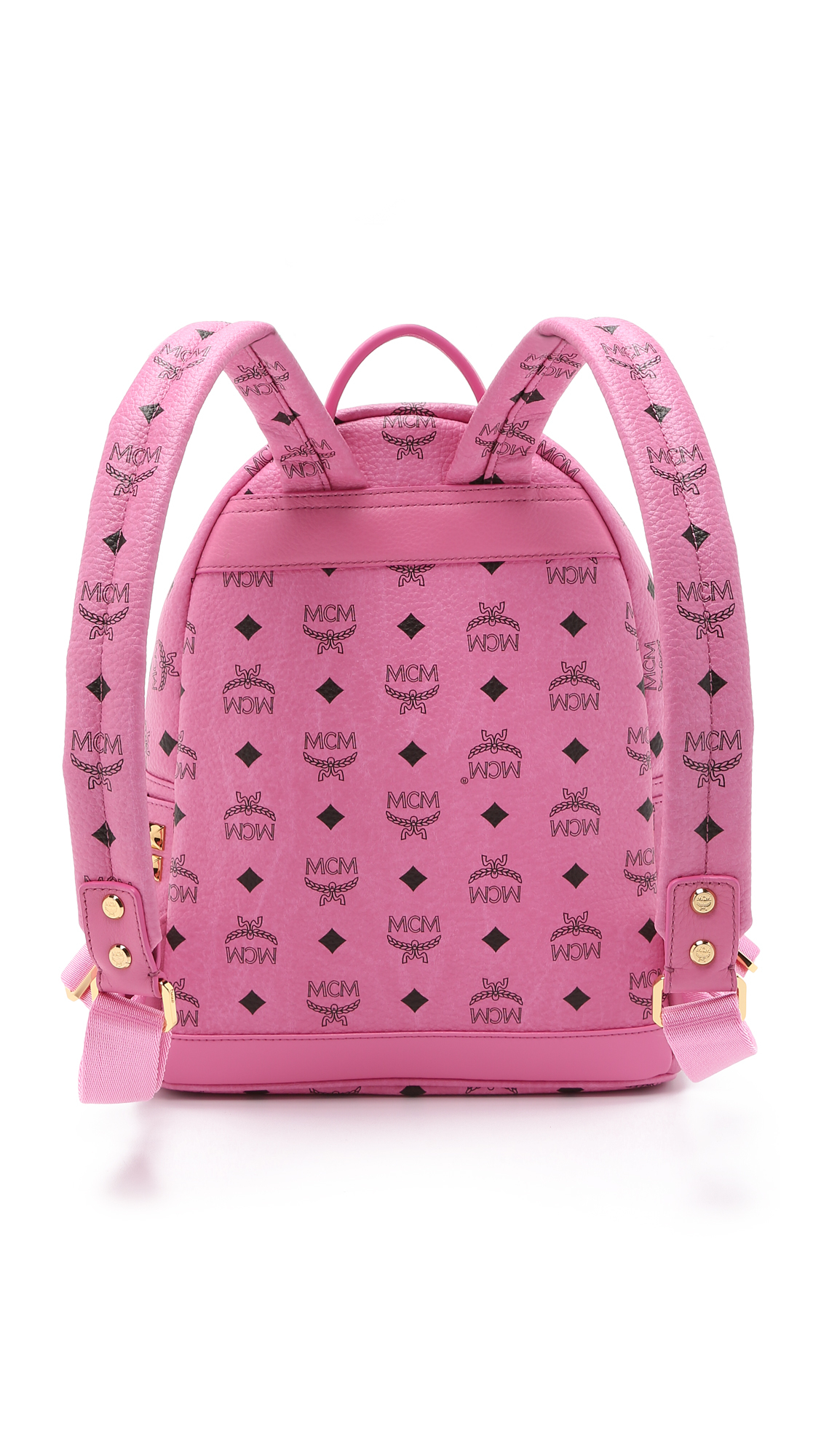 pink mcm mini bag