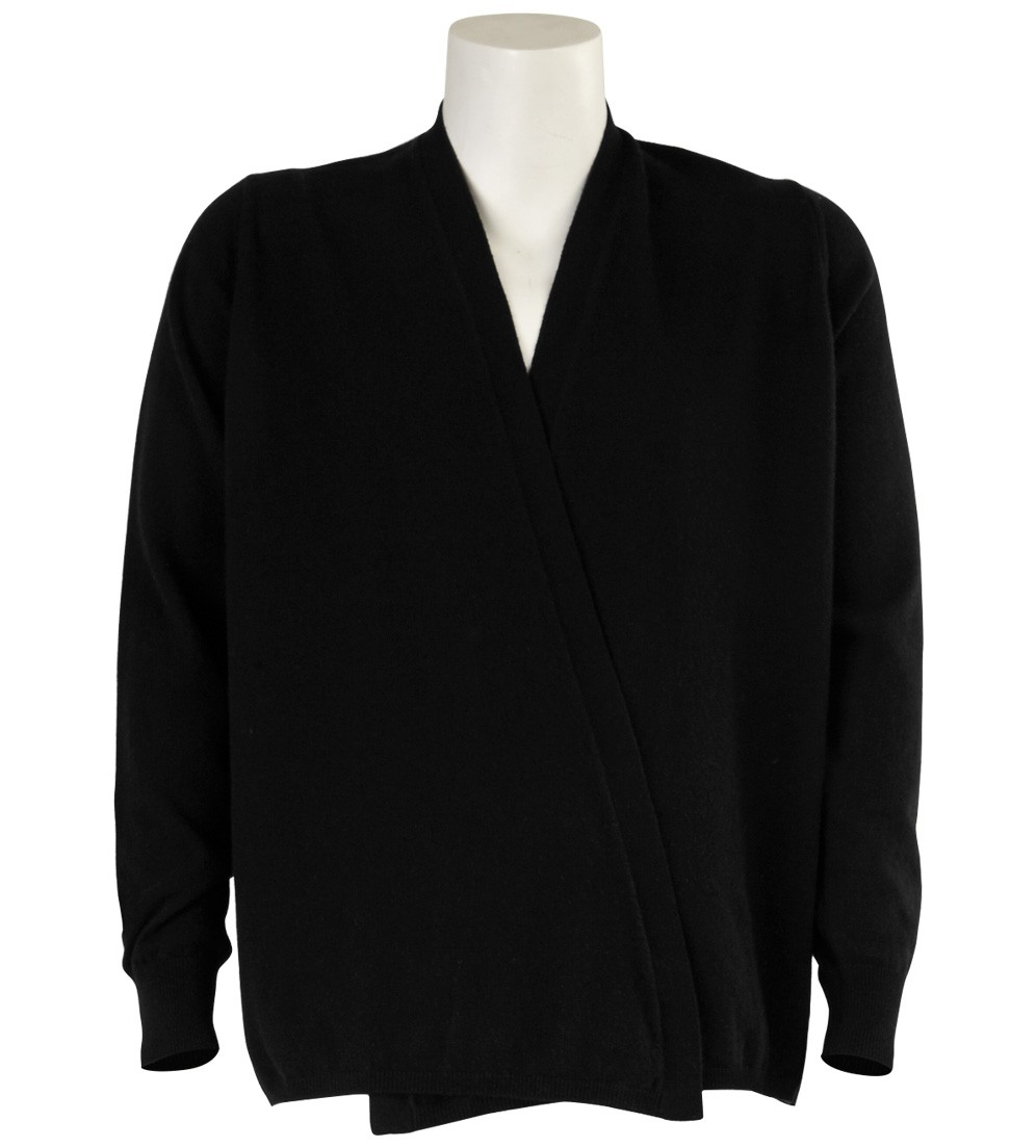 Lemaire Cashmere Draped Cardigan For Men In Black For Men Lyst