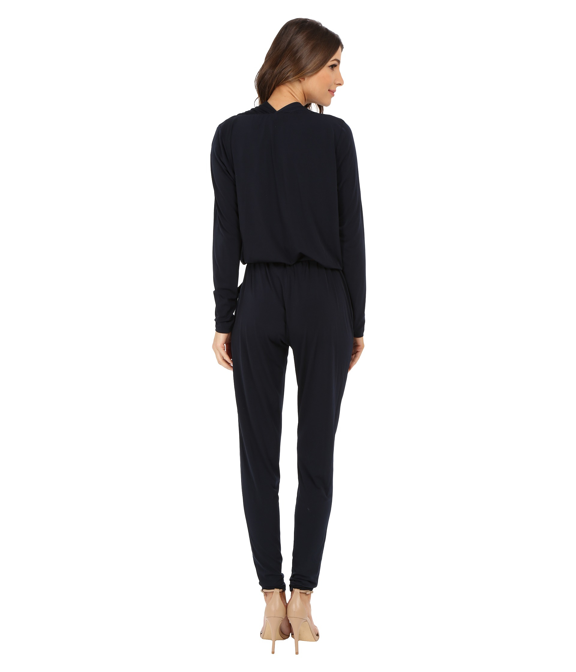 michael kors blue jumpsuit