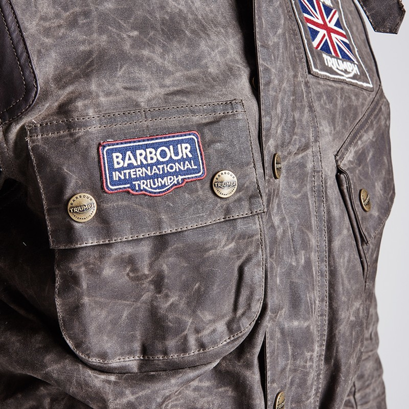 barbour triumph wax jacket