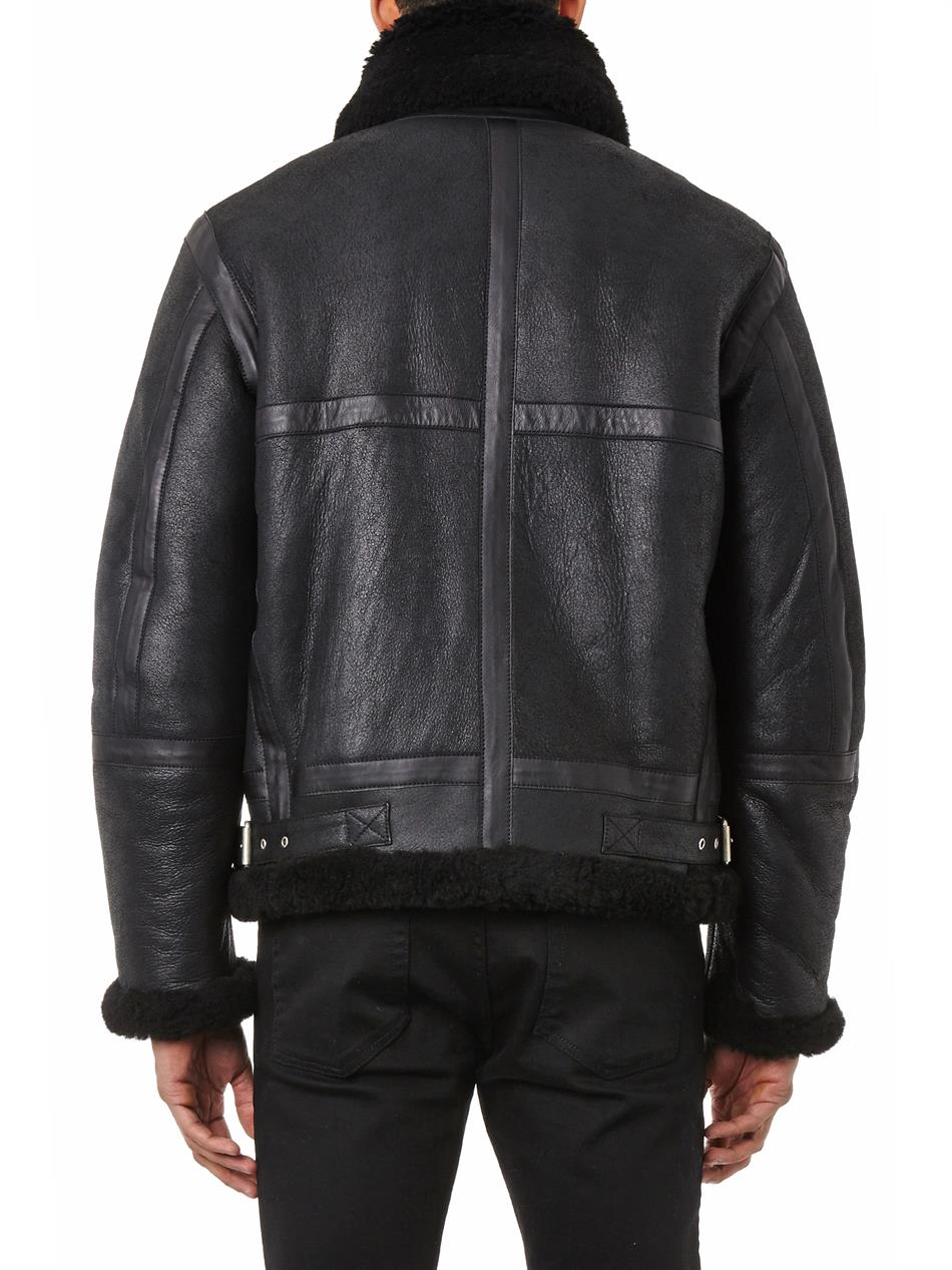 acne ian shearling jacket